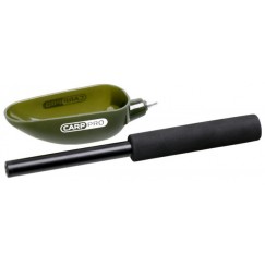 Ложка для заброса прикормки Carp Pro, маленькая с ручкой 28см